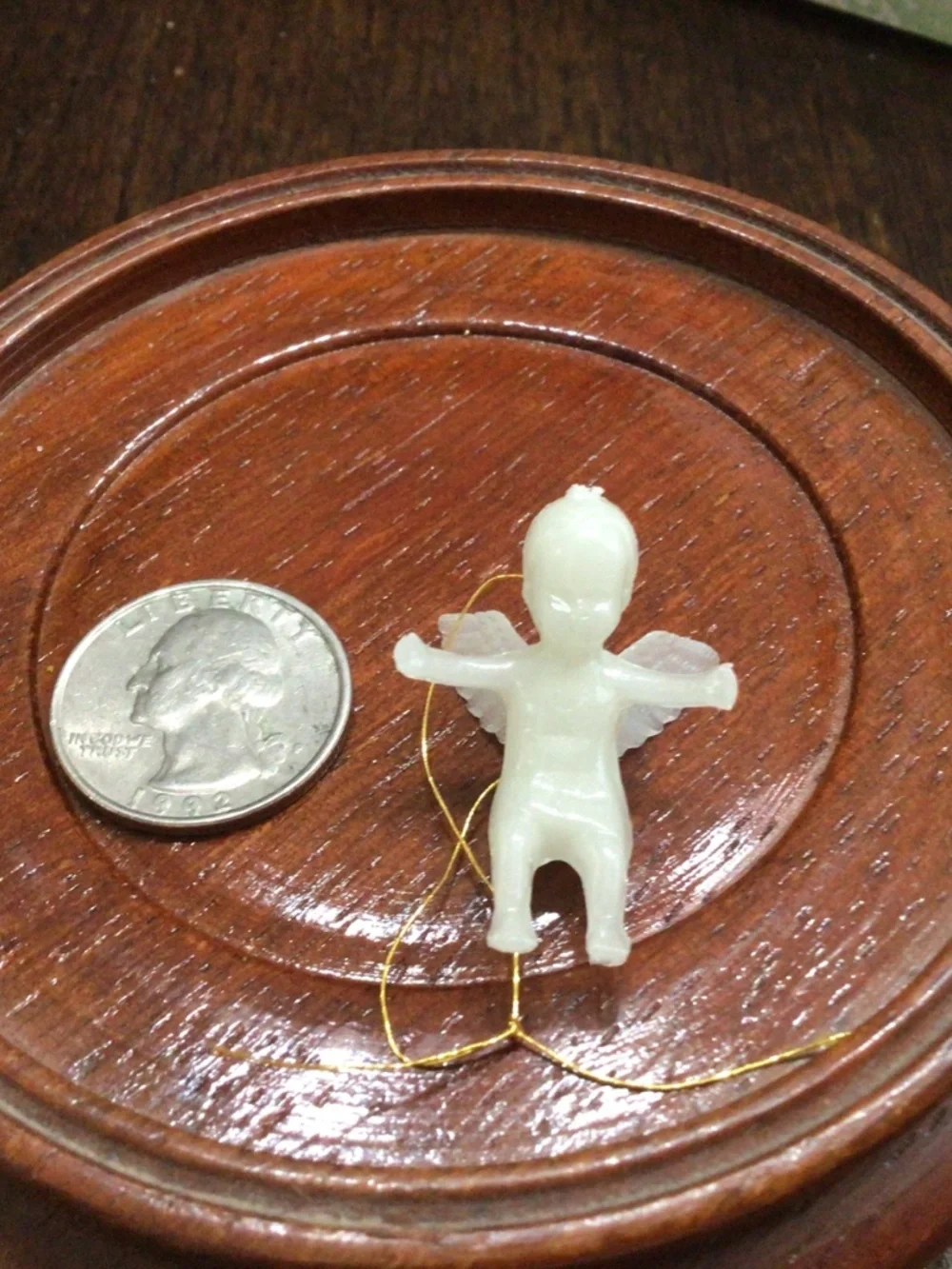 Glow in the dark Cherubs Christmas ornaments set a 48 new in box